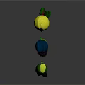 Assorted Colorful Fruits Including Lemon Orange Berries And Avocado On Gray Background With Reflections