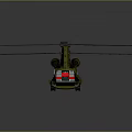 Detailed Yellow Transport Helicopter With Multiple Rotors In 3D Rendering Design