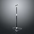 Modern Floor Lamp With Tripod Base And Adjustable Height For Home Use