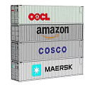 Modern Container Standard Container Amazon Container 3d model