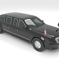 Luxury Lent Car Presidential Car 3d model