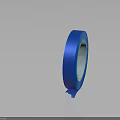 Blue Adhesive Tape Roll With Sticky Backing For Crafts And Packaging