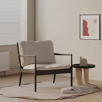 modern leisure chair 3d model