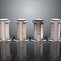 Columns Stone Columns Stone Columns Old Columns Roman Columns Roman Columns Classical Columns Greek Columns 3d model