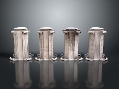 Columns Stone Columns Stone Columns Old Columns Roman Columns Roman Columns Classical Columns Greek Columns 3d model