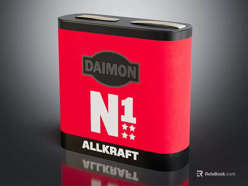 DAIMON N1 Allkraft Daily Electrical Appliance With Red Exterior Design 3d model 