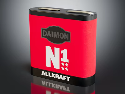 DAIMON N1 Allkraft Daily Electrical Appliance With Red Exterior Design 3d model