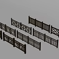 Decorative Wooden Fence Designs with Various Intricate Patterns and Railings