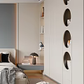 Cozy Kids Room Interior Design With Bed Stuffed Toys Soccer Ball Study Desk And Bookshelf