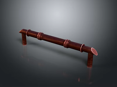 Elegant Wooden Furniture Handle Design For Drawer And Cabinet Doors 3d model