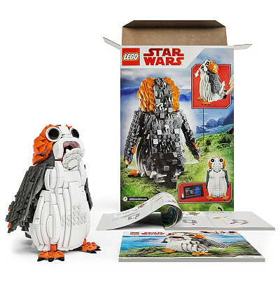 LEGO Star Wars Porg Toy Figure Building Set With Box And Detailed Features 3d model