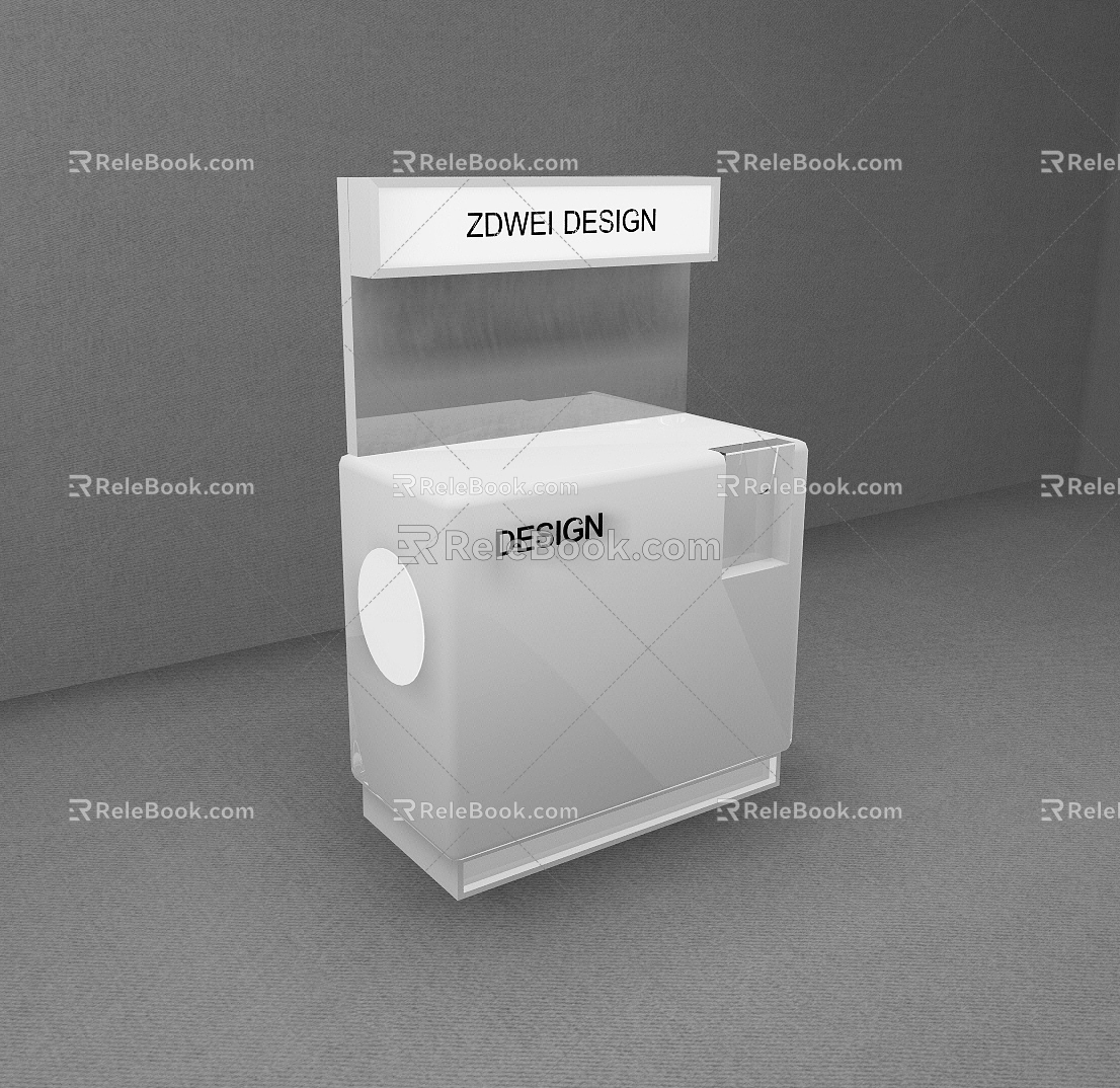 Electronic Products Display Cabinet Drug Display Cabinet Retail Display Cabinet Commercial Space Display Cabinet Booth 71 3d model