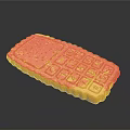 Creative Yellow Mobile Phone Shaped Electronic Device With Keyboard And Screen Textures