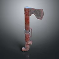 Tomahawk Axe Wooden Axe Handle Axe Mountain Axe Chopping Wood Axe Chopping Wood Axe Magic Axe 3d model