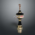 Decorative Faucet With Role And Creature Design Gold Black Finish Brass Material