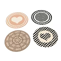 Round carpet 3d model