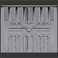 Stainless Steel Knife Block With Organized Kitchen Knives And Multiple Blades