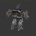 Robot Assistant Small Robot Butler Robot Butler Figure Game Figure 3d model