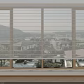 Light Filtering Roman Blinds for Window with Scenic Outdoor View and Natural Light