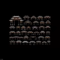 Traditional Chinese Archways With Various Historical Architectural Design And Style Elements