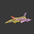 Gray Fighter Jet Flying in Clear Blue Sky With Missiles and Landing Gear Down