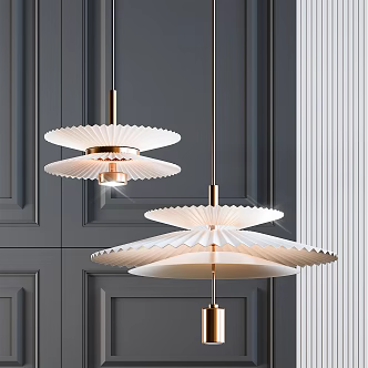 Light Luxury Chandelier 3d model
