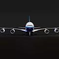 China Southern Airlines Airliner Model With White Fuselage Blue Tail And Four Engines