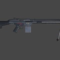 HK23e Light Machine Gun 3d model