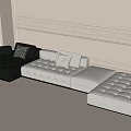 Modern Multiplayer Sofa Sofa 3d model