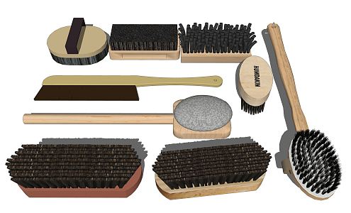 Modern Brush 3d model