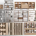 Bookshelf Bookcase Display Rack Decorative Rack Storage Rack 3d model