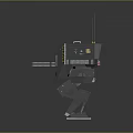Mech warrior machine battle armor mechanical battle armor machine warrior battle robot game robot 3d model