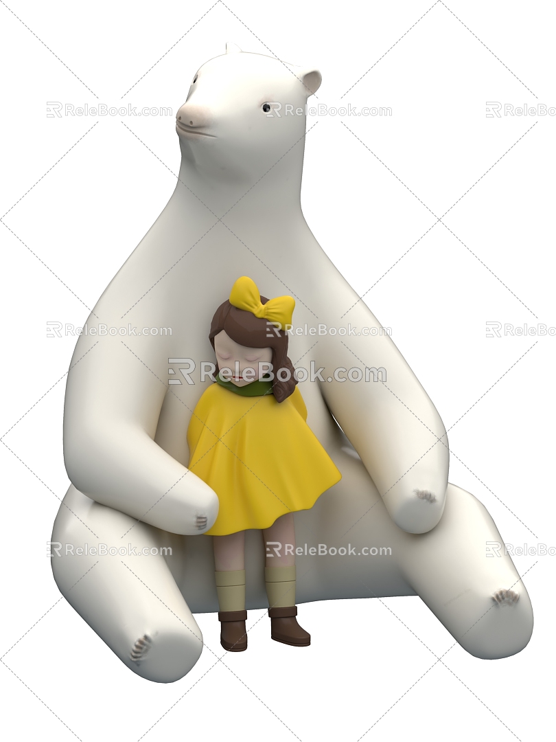 Cartoon Bear 3d model