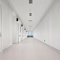 Modern Hospital Outpatient Room With Medical Equipment Cabinet And Chair