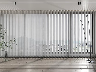 Modern Curtains 3d model
