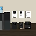 Modern Daily Electrical Appliances Featuring Water Dispensers With Digital Displays And Various Styles