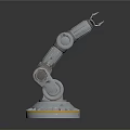 Industrial Robotic Arm With Multi Joint Structure And Sturdy Base Automation Equipment