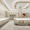 Elegant Jewelry Store Exterior Design With Gold Signage And Glass Display Windows
