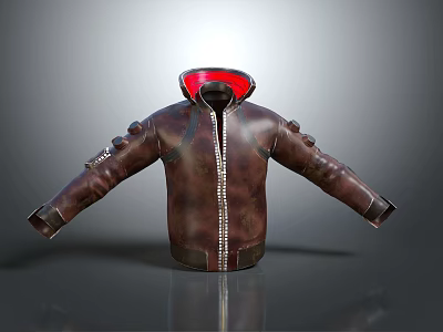 Modern Jacket Sci-Fi Costume Sci-Fi Clothes 3d model