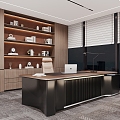 Modern Office Desk 3d model