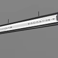Illuminated Hanging Directional Sign With Numbers Arrows For Public Space Navigation