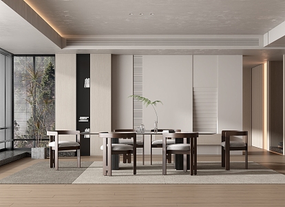 Modern Restaurant 3d model