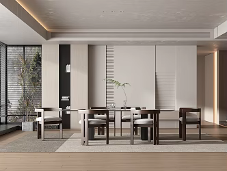 Modern Restaurant 3d model