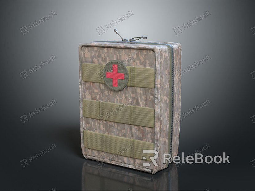 Medical Bag Medical Bag First Aid Bag Red Cross Bag Satchel Bag Collar Bag Leather Bag Cloth Bag model