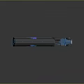 Blue Fuel Tanker Truck Semi Trailer With Multiple Wheels And Modern Design