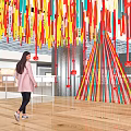 Modern Activity Device Multi-color Knot Device Knot Activity Device 7 Colored Rope Knot 3d model
