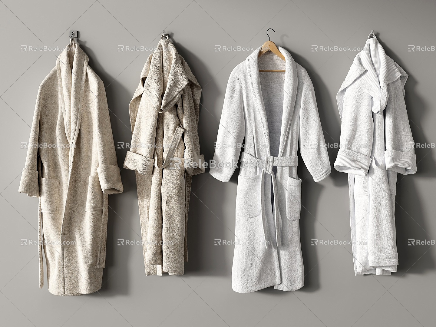 Bathrobe Pajamas 3d model