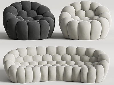 Vitra Sofa Multi-Person Sofa Single-Person Sofa Casual Sofa 3d model