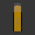 Long Strip Shaped Device Featuring Black Body Yellow Ends Blue Tube And Red Button