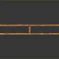 Sturdy Rustic Wooden Pallet Structure With Slatted Boards And Support Legs